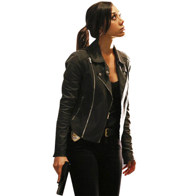 Aimee Garcia Rush Hour Leather Jacket