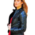 Akira Women Biker Black Leather Jacket