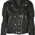 Ali Larter Quilted Leather Biker Jacket