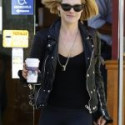 Ali Larter Quilted Leather Biker Jacket