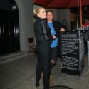 Alli Simpson Black Coat Outside Craig’s Restaurant In West Hollywood