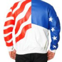 American Flag Vanilla Ice Leather Jacket