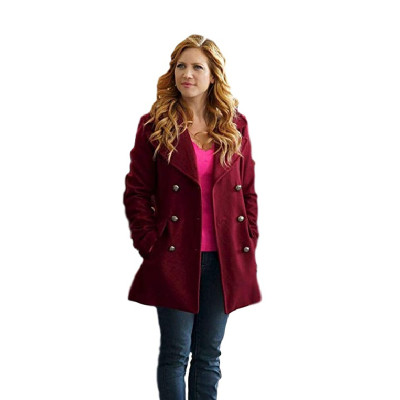 Anna Kendrick Pitch Perfect 3 Maroon Coat