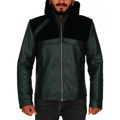 Arrow Oliver Queen Hooded Jacket