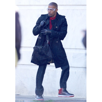 Baby Driver Jamie Foxx Cotton Coat