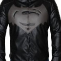 Batman v Superman Grey logo Black Jacket