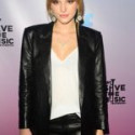 Bella Thorne Leather Coat