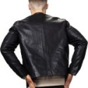 Black Men’s Bike Racer Leather Jacket