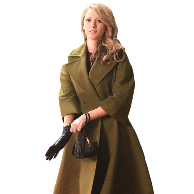 Blake Lively The Age of Adaline Green Coat