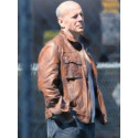 Bruce Willis Looper Leather Jacket
