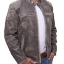 Cafe Racer Distressed Leather Jacket