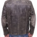 Cafe Racer Distressed Leather Jacket