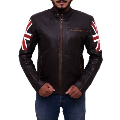 Cafe Racer Leather Jacket