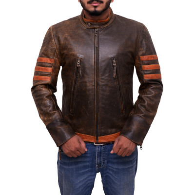 Classic Distressed Brown Jacket