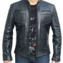 Classic Men Fashion Black Point Jacket