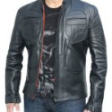 Classic Men Fashion Black Point Jacket
