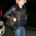 Cody Simpson Stylish Fur Collar Leather Jacket