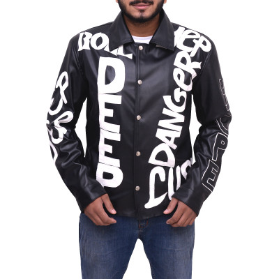 Cool Ice Vanilla Ice Biker Leather Jacket