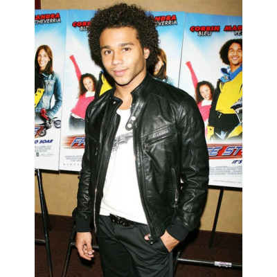 Corbin Bleu Leather Jacket