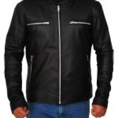 Damon Salvatore Vampire Diaries Leather Jacket