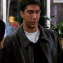David Schwimmer Black Leather Jacket