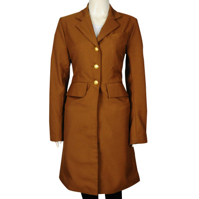 Dominique McElligott Hell on Wheels Brown Coat