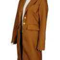 Dominique McElligott Hell on Wheels Brown Coat