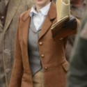 Dominique McElligott Hell on Wheels Brown Coat