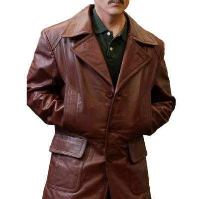 Donnie Brasco Donnie Brown Leather Coat