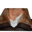 Ealigent Limelight Fur Collar Leather Jacket