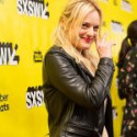 Elisabeth Moss Black Leather Jacket