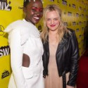 Elisabeth Moss Black Leather Jacket