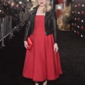 Elisabeth Moss Rocks Leather Jacket