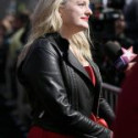 Elisabeth Moss Rocks Leather Jacket
