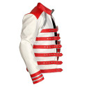 Freddie Mercury Outfit White Concert Leather Jacket