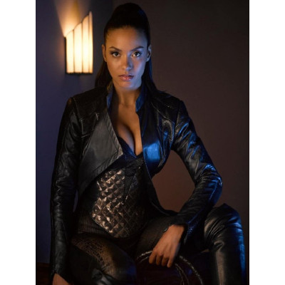 Gotham Jessica Lucas leather Jacket