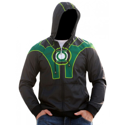 Green Lantern Hal Jordan Hoodie Jacket