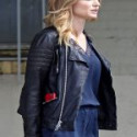 Heather Graham Half Magic leather Jacket