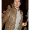 Ian Somerhalder Distressed Leather Jacket