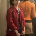 India Eisley I Am the Night Red Jacket