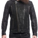 Into The Wildlife Autographed Black Leather Jacket
