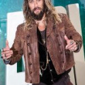 Jason Momoa Justice League Distressed Leather Jacket