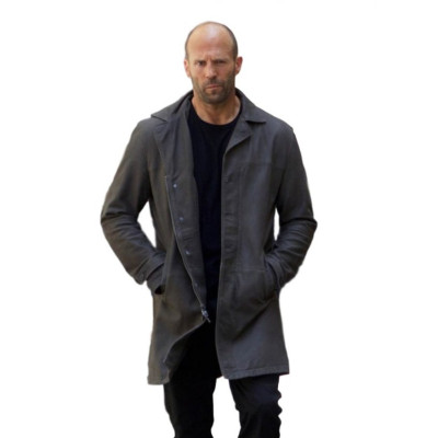 Jason Statham Fast and Furious 8 Deckard Shaw Leather Coat