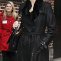 Jennifer Lawrence leather Coat