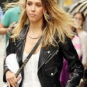 Jessica Alba Leather Jacket