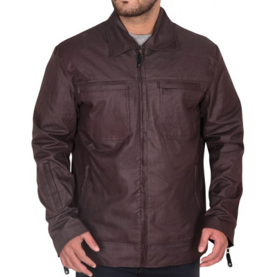 Keanu Reeves Motorcycle Brown Jacket