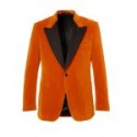Kingsman Taron Egerton Orange Tuxedo
