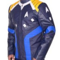 Kirk Blue Leather Jacket