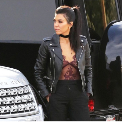 Kourtney Kardashian Black Jacket