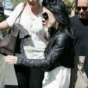 Lisa Origliasso Black Faux Leather Jacket For Women